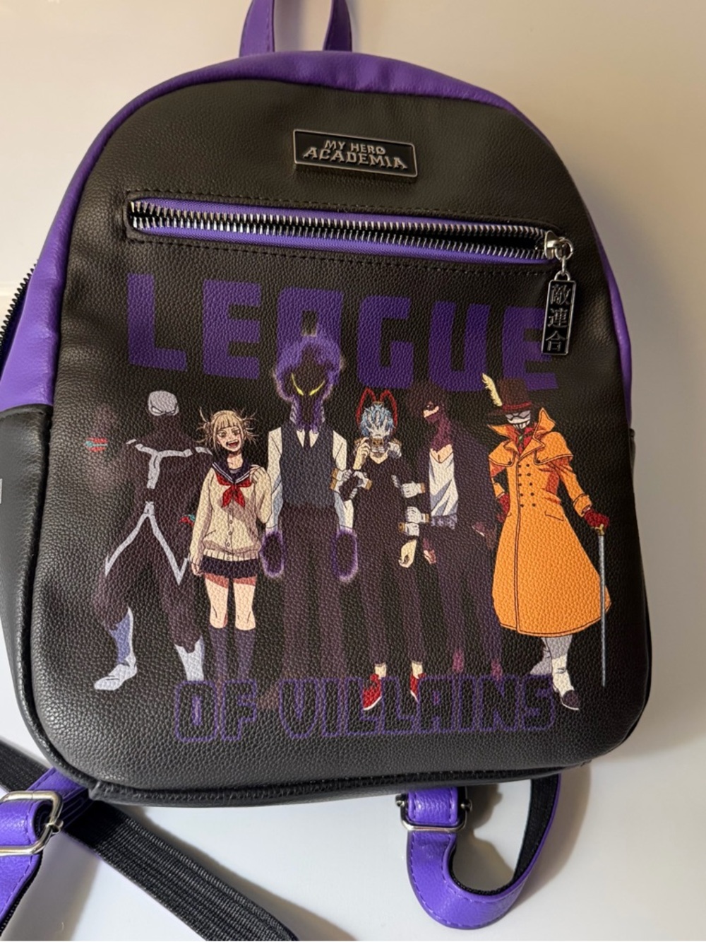 My Hero Academia Villains Mini Backpack - Black & Purple